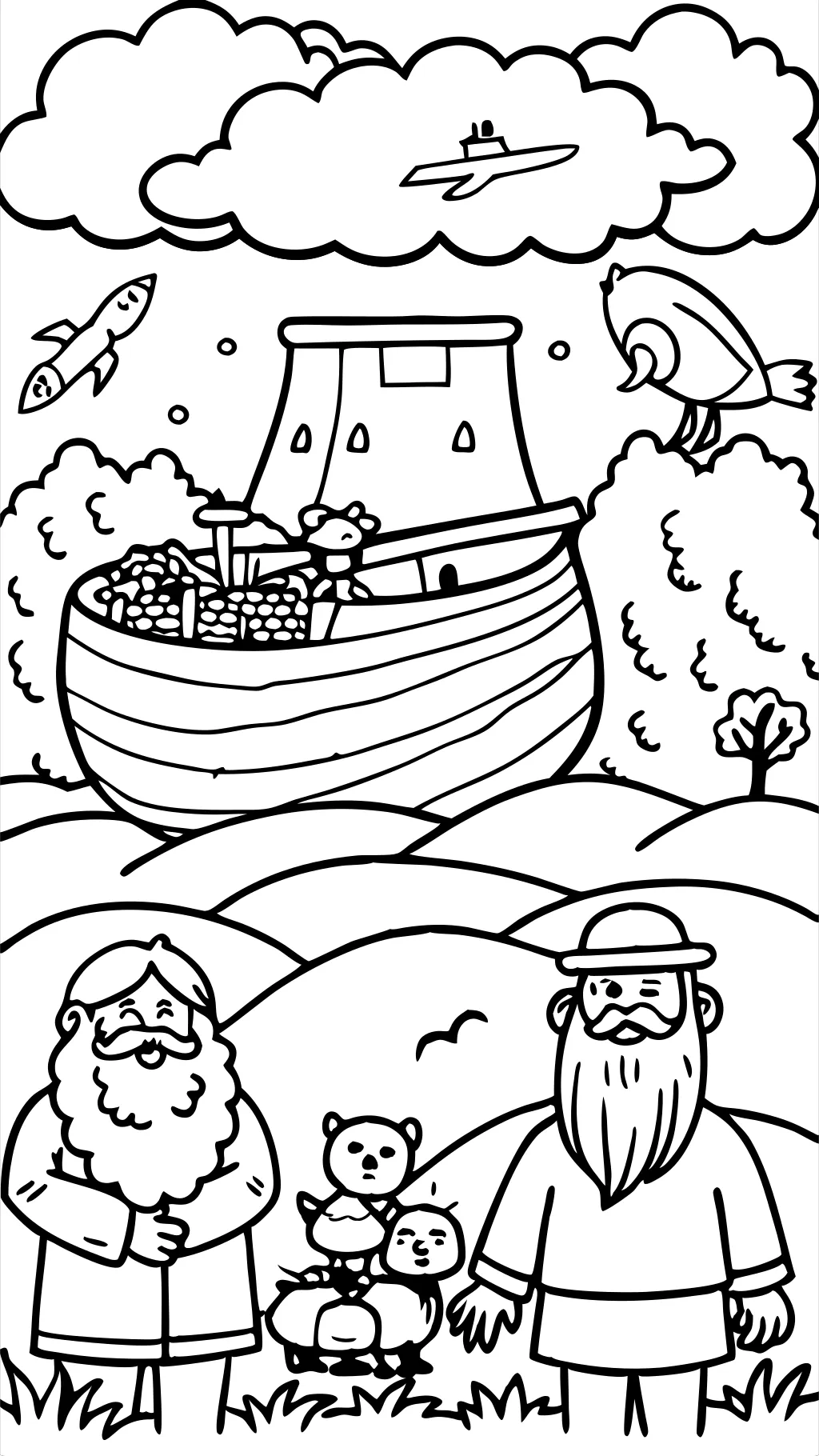 coloriage de l’histoire de la Bible